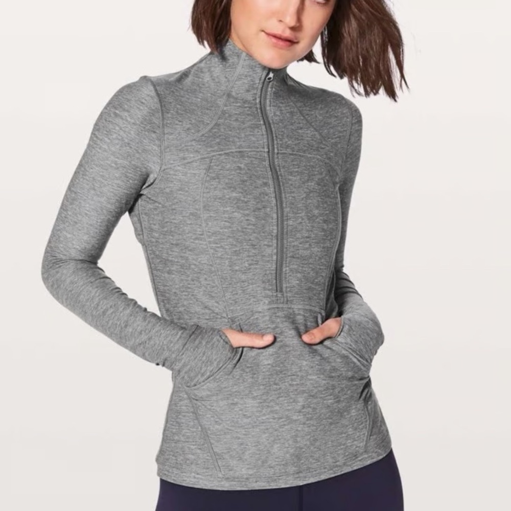 Lululemon Define Pullover 1/4 zip Jacket Gray Wom… - image 1